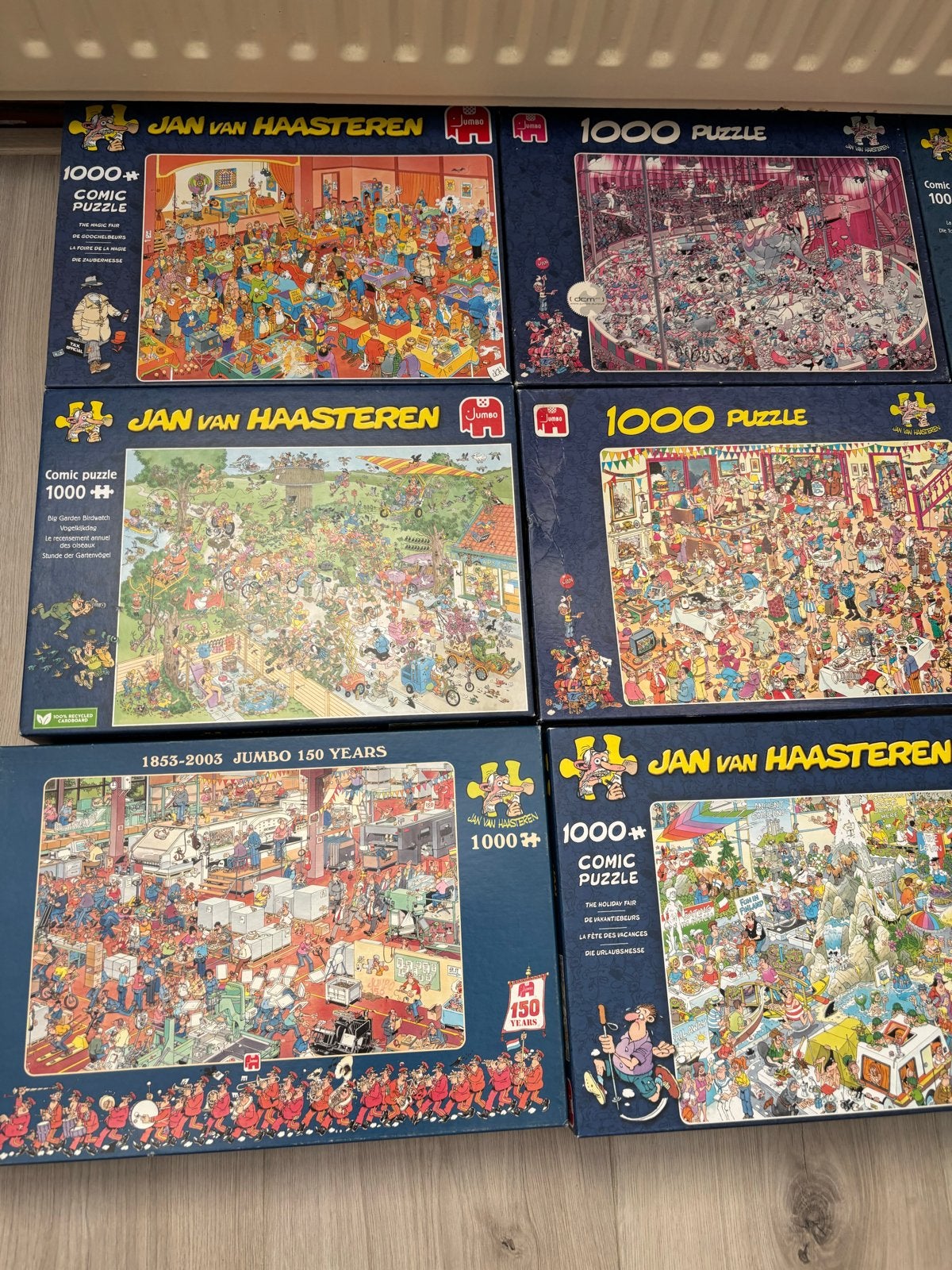 Jan van Haasteren Puzzels - Diverse 1000 stukjes, Ophalen of Verzenden, 500 t/m 1500 stukjes, Gebruikt, Legpuzzel