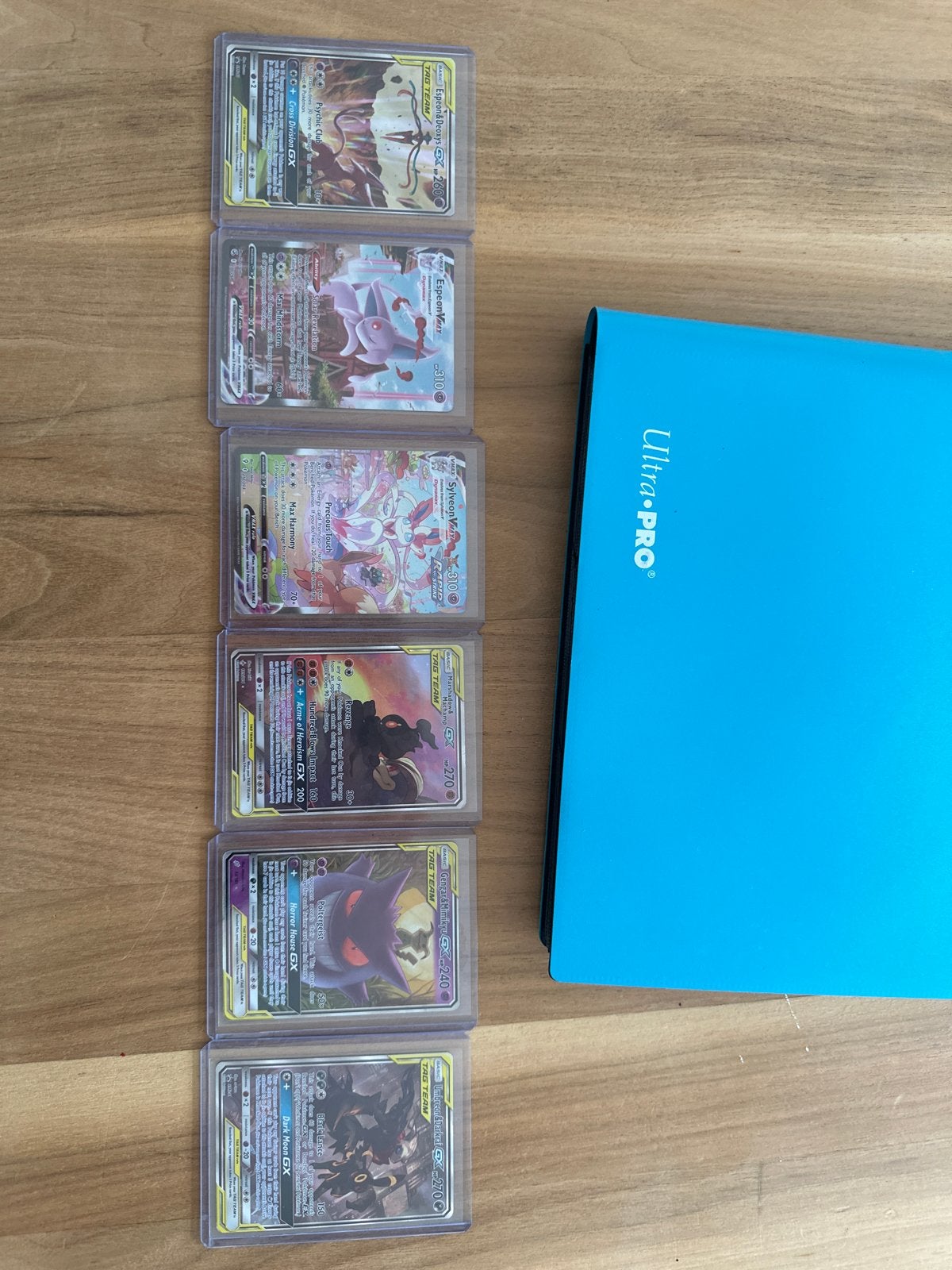 Pokémon Kaarten Verzameling - Full Art, VMAX, GX, V, Ophalen of Verzenden, Zo goed als nieuw, Meerdere kaarten, Foil