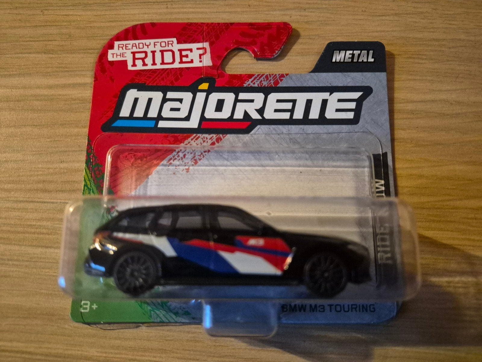 BMW M3 Touring zwart 1:64 (Majorette), Ophalen of Verzenden, Nieuw, Auto