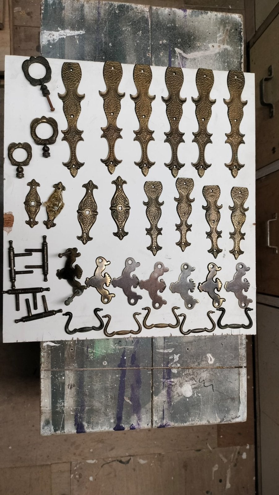 Vintage meubelbeslag, Huis en Inrichting, Ophalen of Verzenden, Gebruikt, Brocante