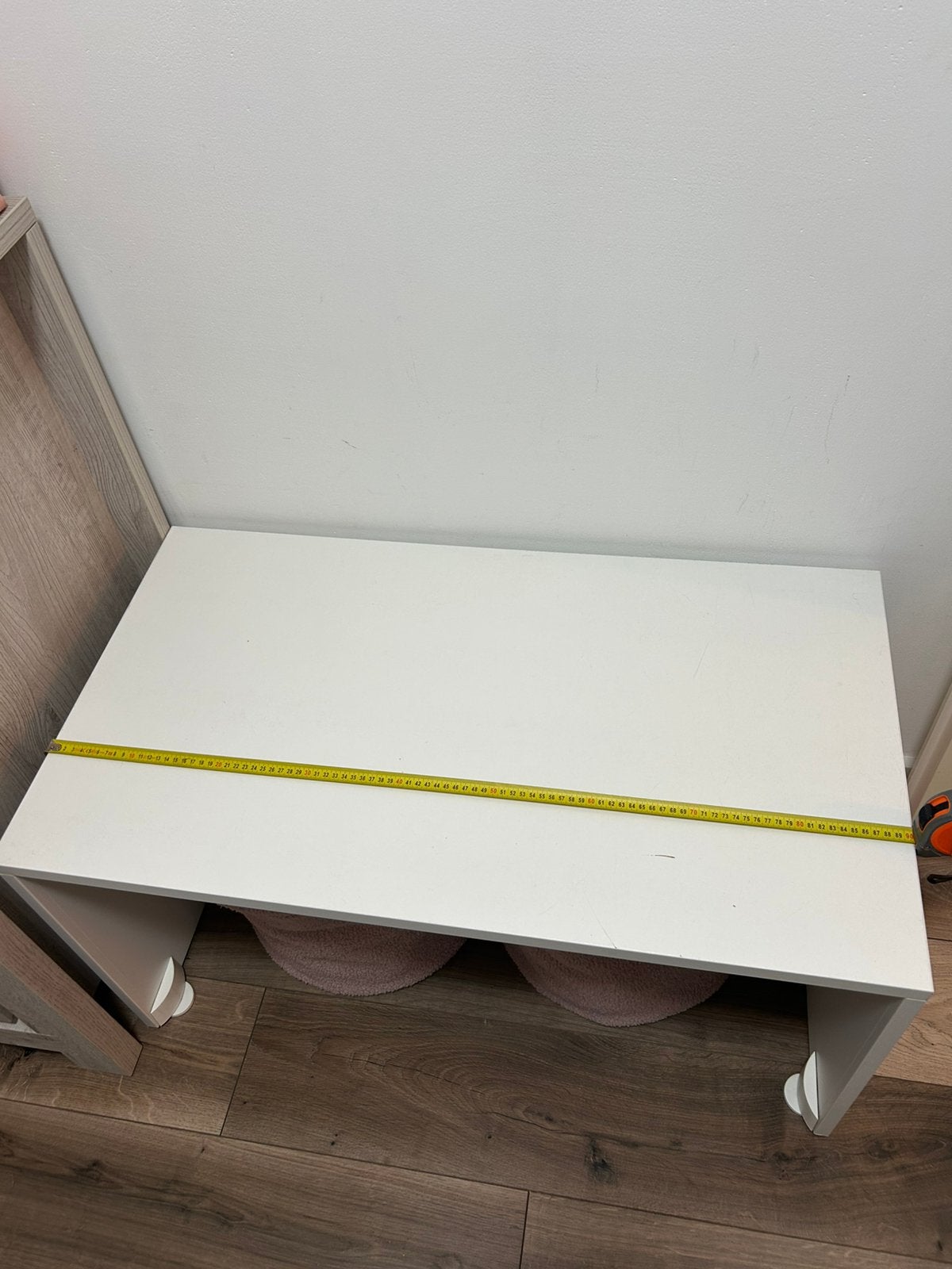 IKEA smastad Witte lage kast/bankje - 90x50 cm, Ophalen of Verzenden, Gebruikt