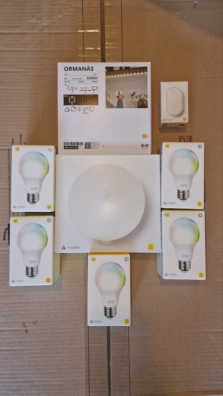 Nieuwe IKEA Smart Home set: DIRIGERA, ORMANÄS, 5 KAJPLATS, Ophalen of Verzenden, Nieuw