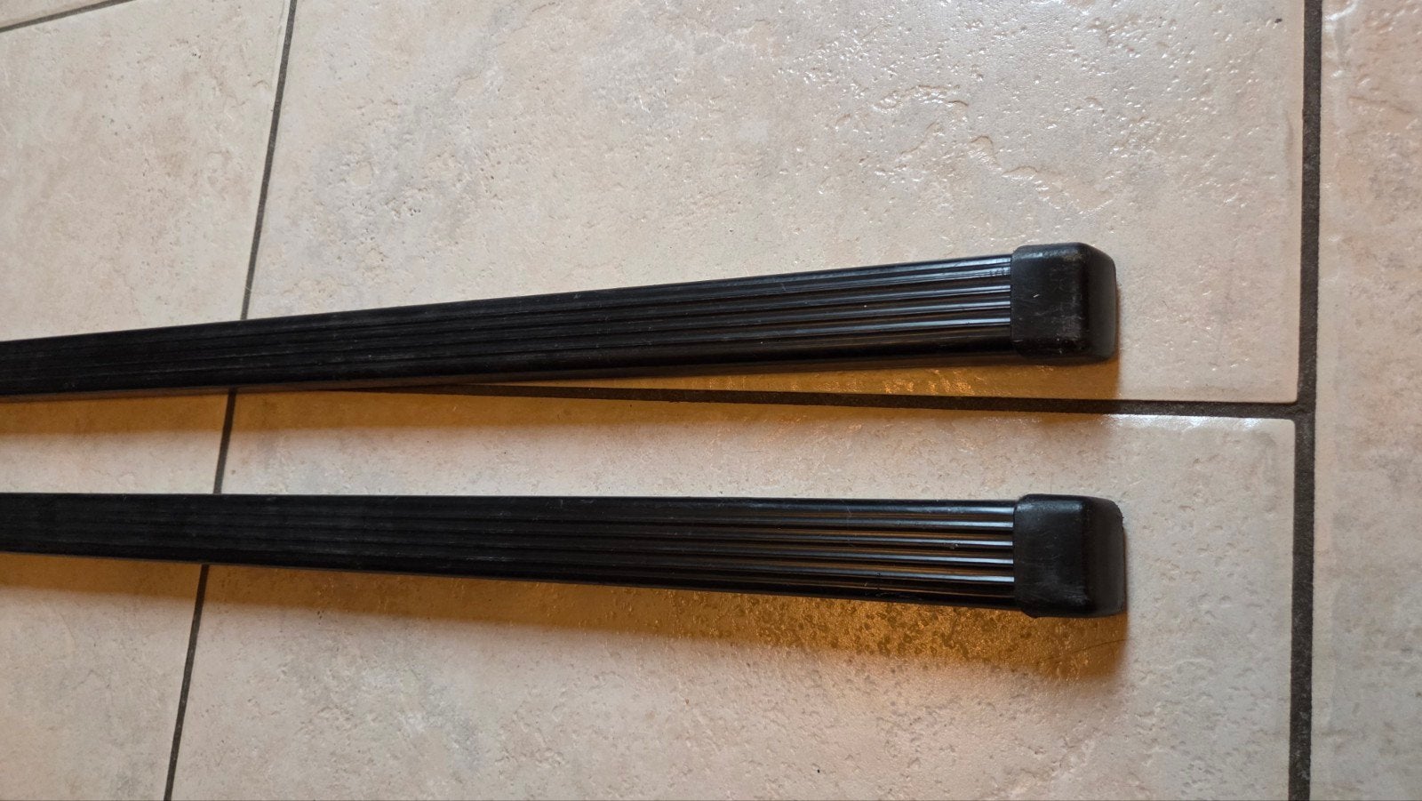 Thule dakdragers Square Bar 118cm, Ophalen, Gebruikt