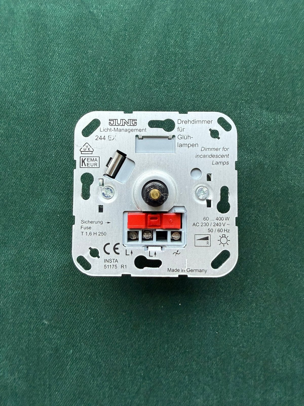 Jung - Schakeldimmer, Doe-het-zelf en Verbouw, Elektra en Kabels, Gebruikt, Dimmer, Jung, Ophalen of Verzenden