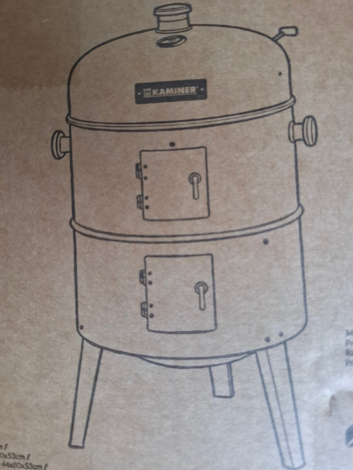 Nieuwe Garden Grill - Smoker BBQ ideaal   roken en grillen., Tuin en Terras, Ophalen of Verzenden, Nieuw