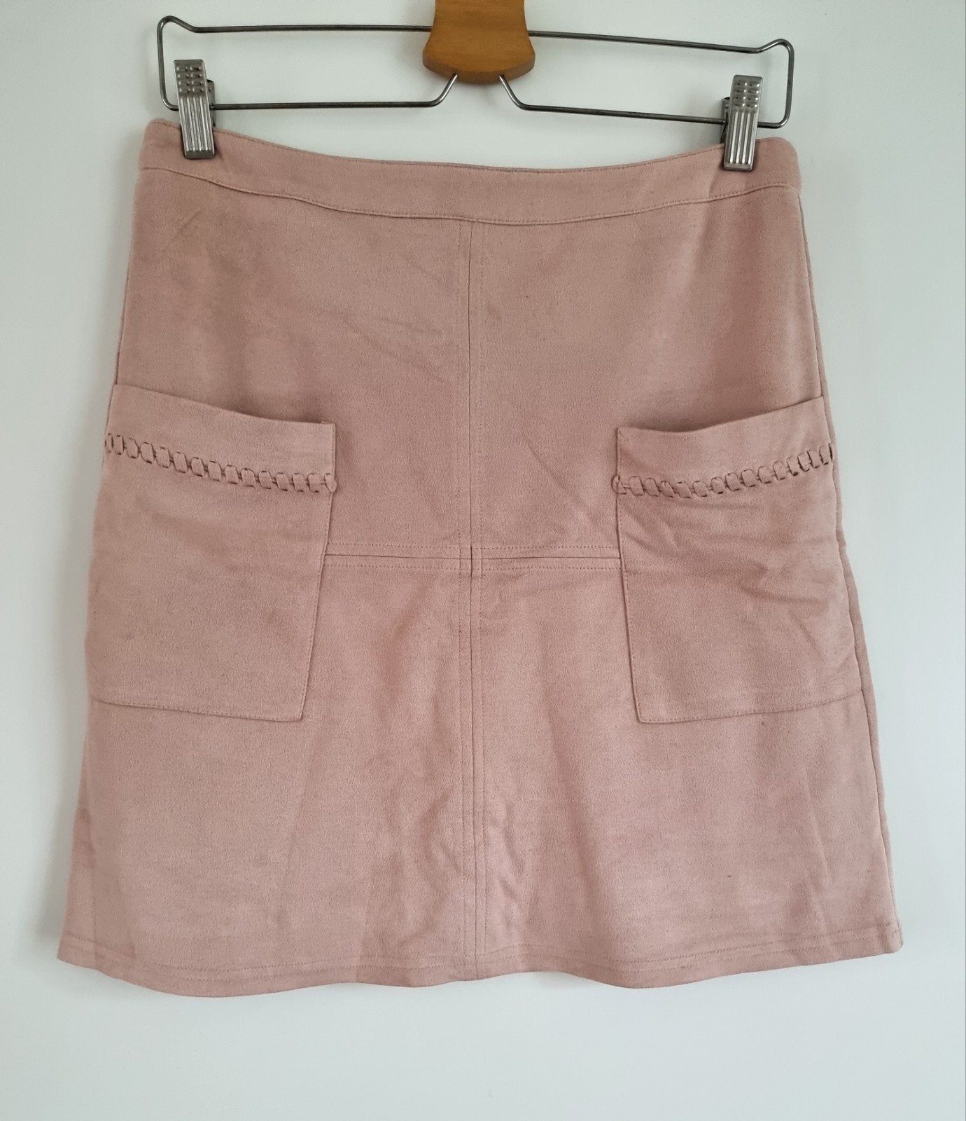 Esqualo suède-look rok met zakken - Maat M (38/40), Maat 38/40 (M), Esqualo, Ophalen of Verzenden, Zo goed als nieuw