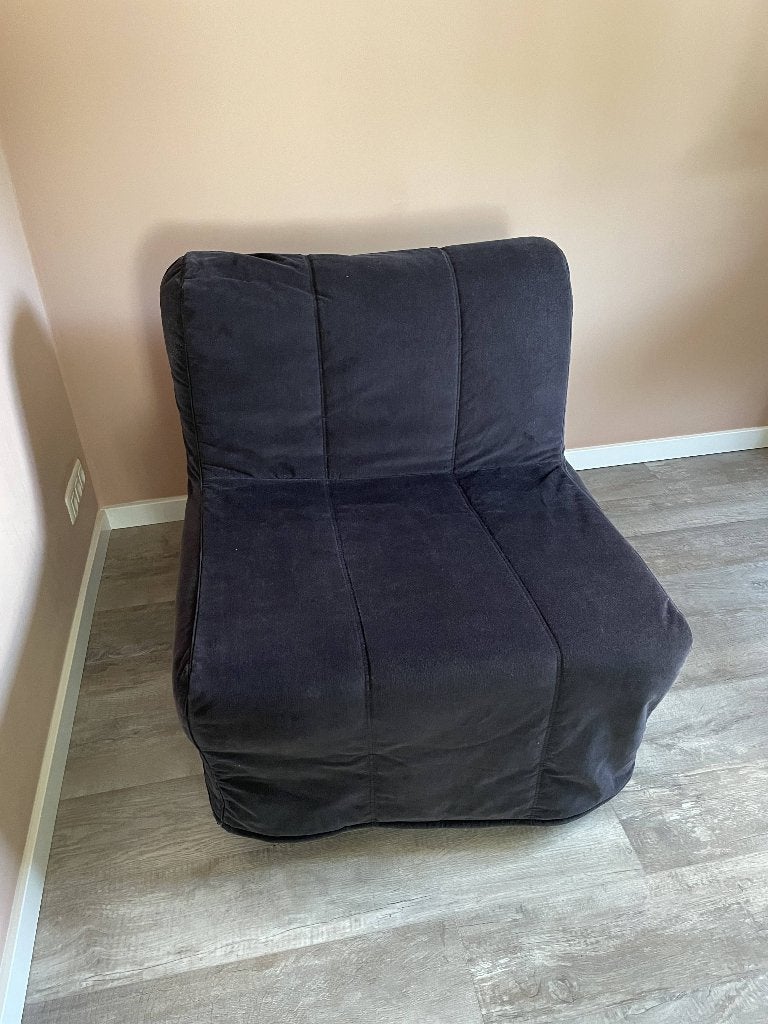 IKEA LYCKSELE MURBO, Huis en Inrichting, Slaapkamer | Slaapbanken, Ophalen, Gebruikt, Eenpersoons, Grijs