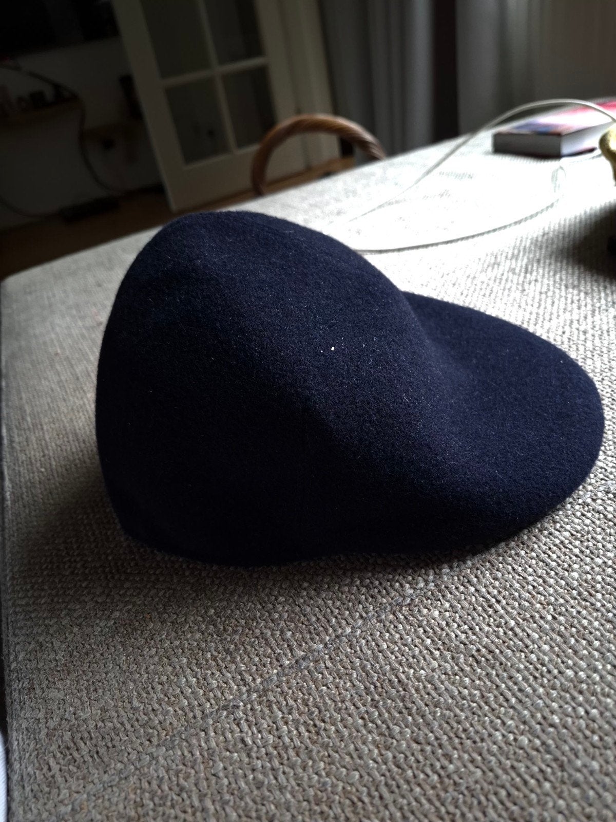 Heren pet maat L Bisenzio Italia donkerblauw, Bisenzio italia, Ophalen of Verzenden, 58 of 59 cm (L, 7¼ of ⅜ inch), Pet