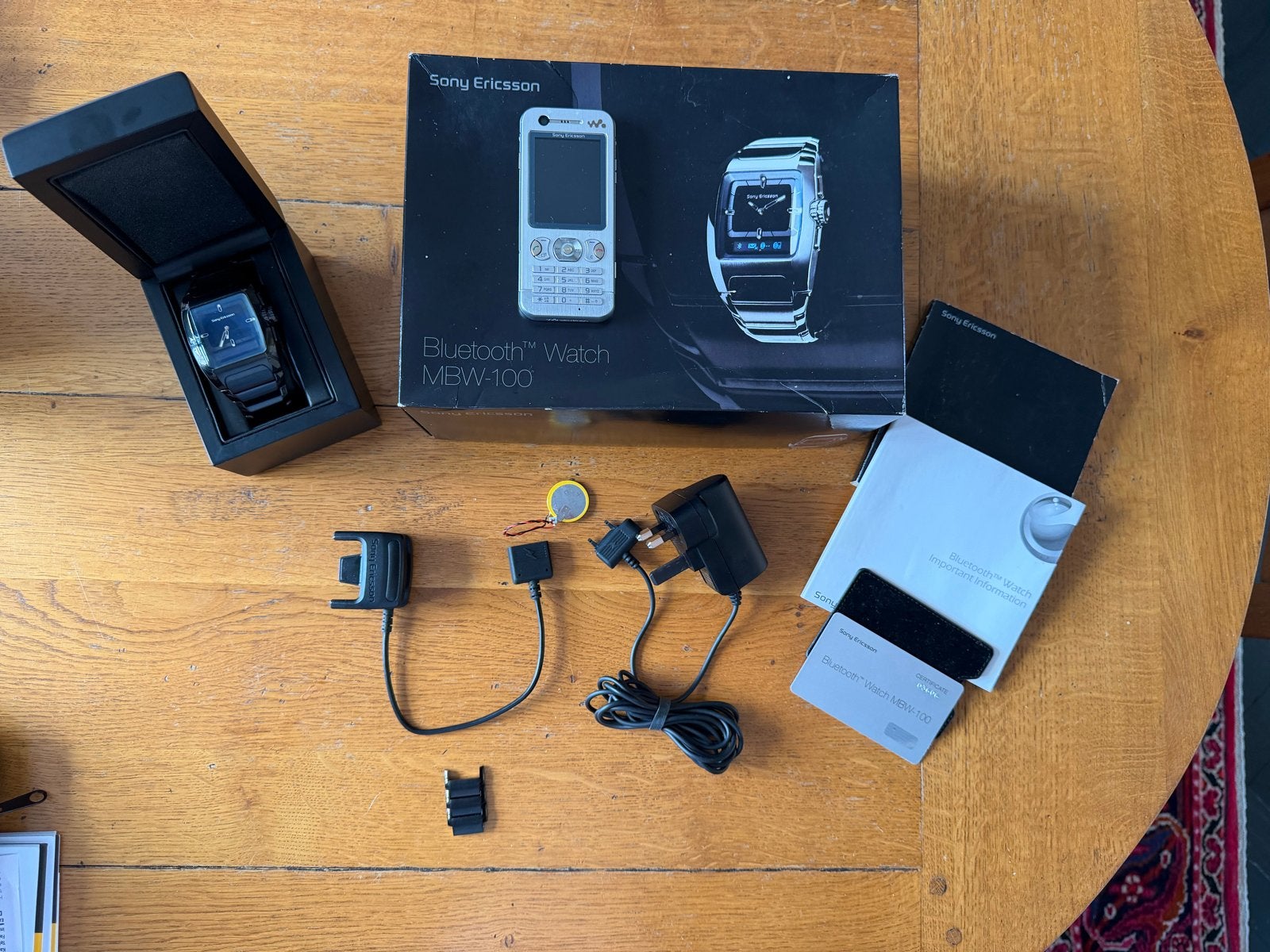 Sony Ericsson MBW-100 Bluetooth Horloge, Ophalen of Verzenden, Gebruikt, Zwart, Android