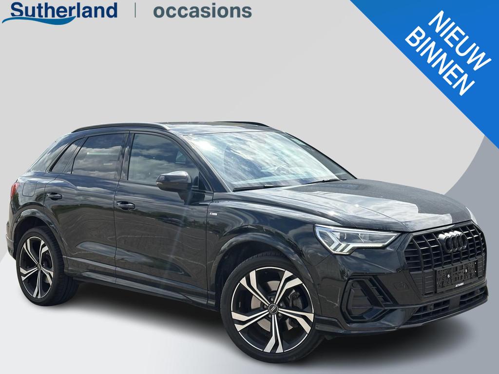 Audi Q3 Sportback 45 TFSI e S Edition 245 PK | Panoramadak |, Auto's, Audi, Gebruikt, Zwart, Hybride Elektrisch/Benzine, 13 kWh