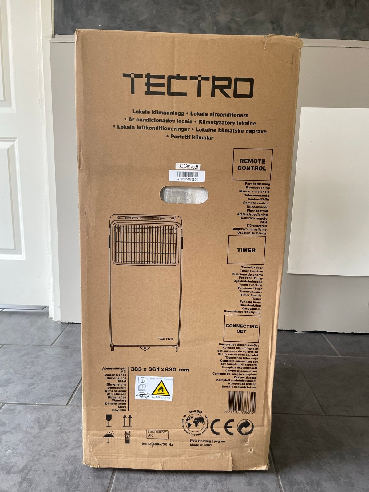 Qlima Tectro TP 3020 Mobiele Airconditioner, Witgoed en Apparatuur, Airco's, Nieuw, Mobiele airco, 60 tot 100 m³, 3 snelheden of meer