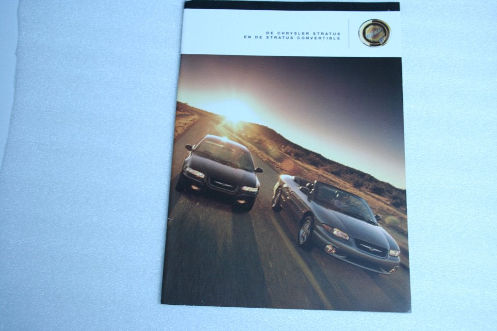 Folder Chrysler Stratus + Convertible (10-1998) (16), Ophalen of Verzenden, Nieuw, Overige merken