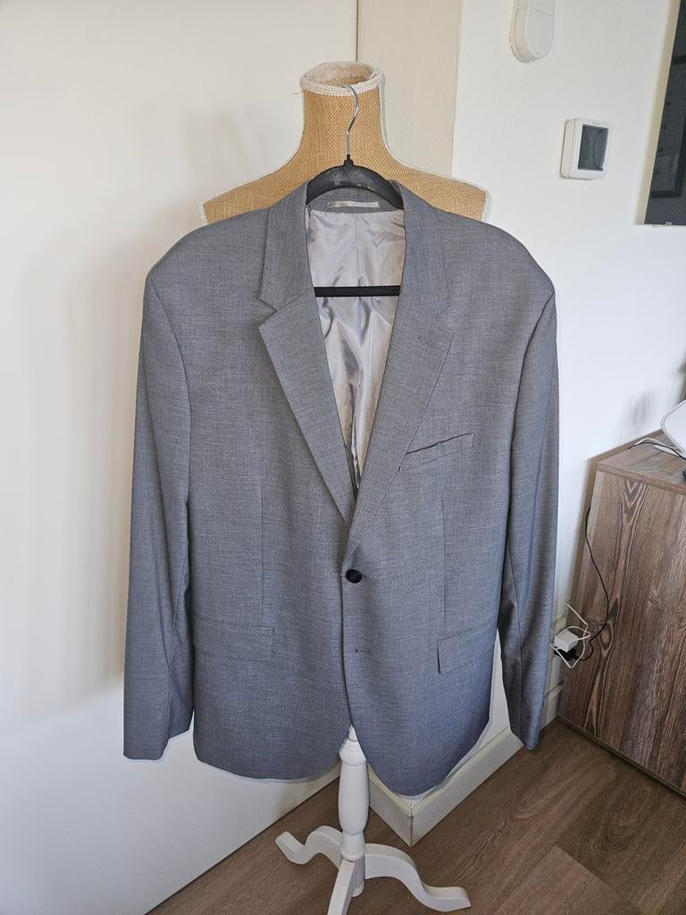 Stijlvol Grijs Heren Colbert, Kleding | Heren, Maat 56/58 (XL), Ophalen of Verzenden, Zo goed als nieuw, H & M