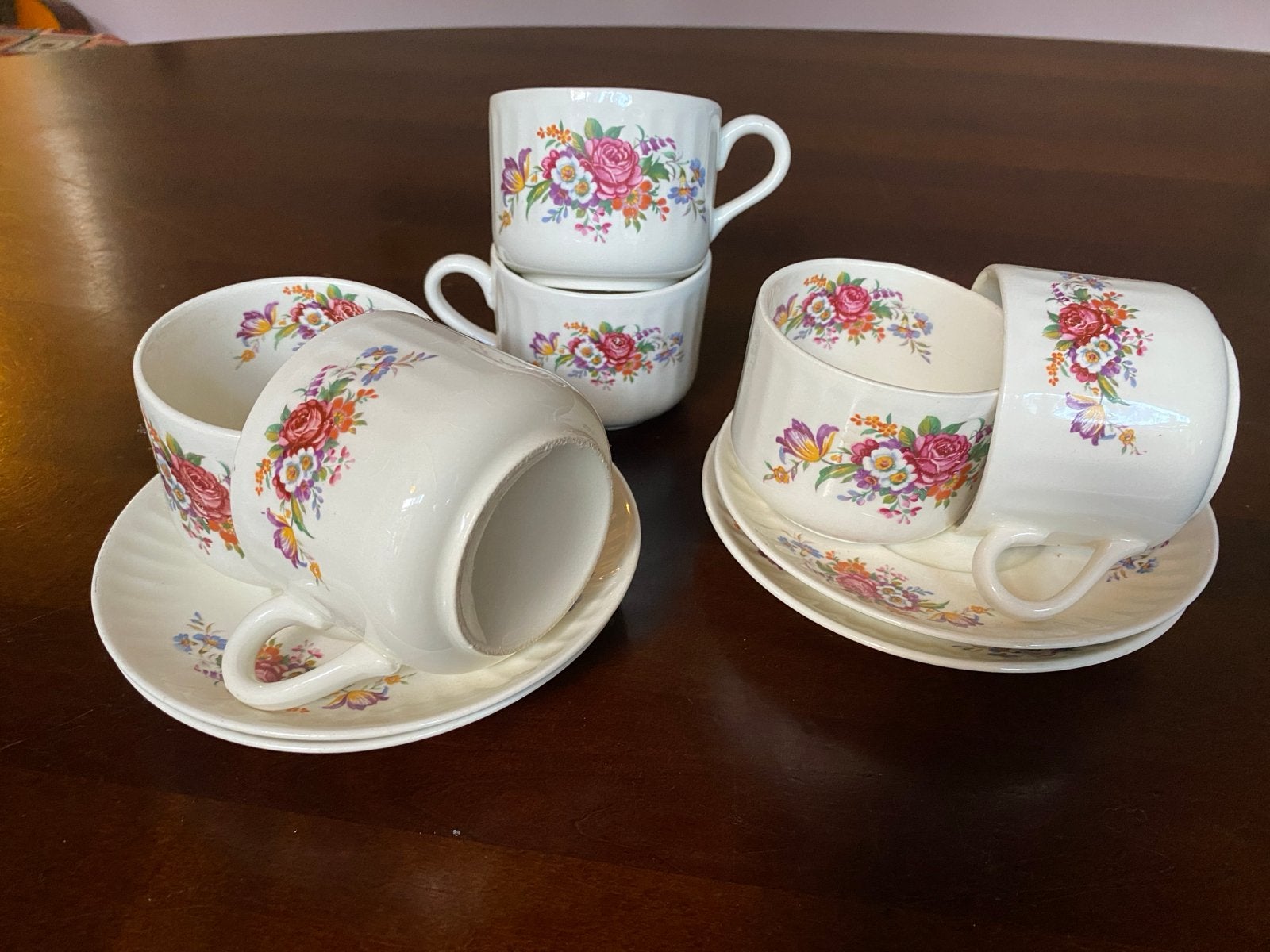 Vintage P. Regout & Co Maastricht Kop en Schotel Set, Antiek en Kunst, Ophalen