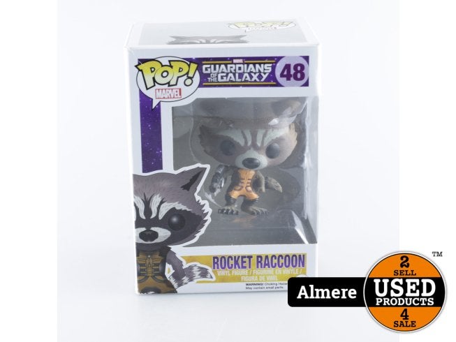 Funko Pop! Marvel - Rocket Raccoon #48, Funko, Zo goed als nieuw, Support@funko.com, 2802 Wetmore Avenue, Suite 300
Everett, WA 98201
USA