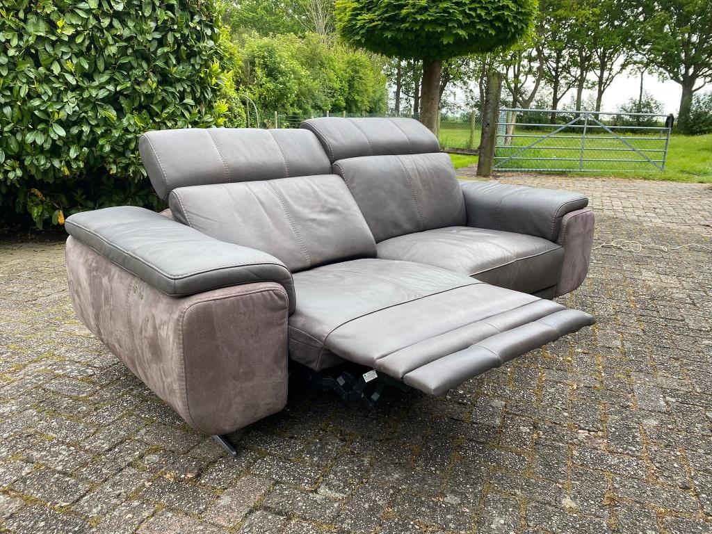 Elektrische Relaxbank (2-zits) Henders & Hazel / bank H&H, 125 cm of meer, 125 cm of meer, Ophalen of Verzenden, Zo goed als nieuw