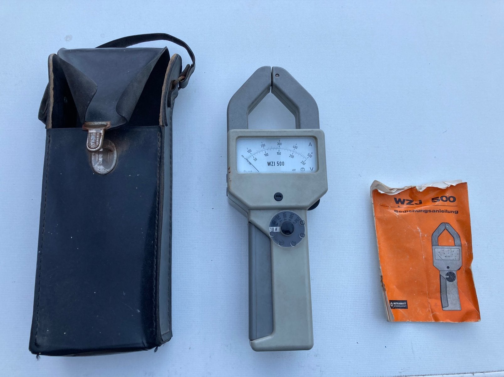 Oude amperetang / voltmeter, Antiek en Kunst, Ophalen of Verzenden