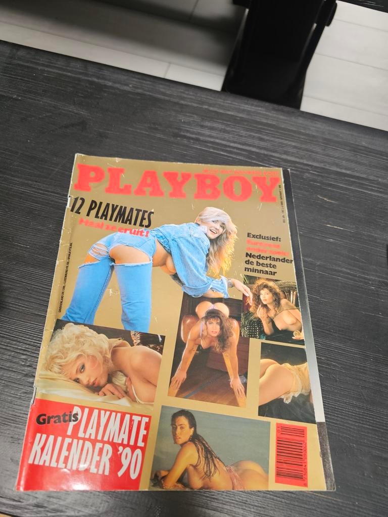 Playboy Januari 1990 - Met gratis Playmate Kalender '90, Ophalen of Verzenden, Gelezen, Overige typen