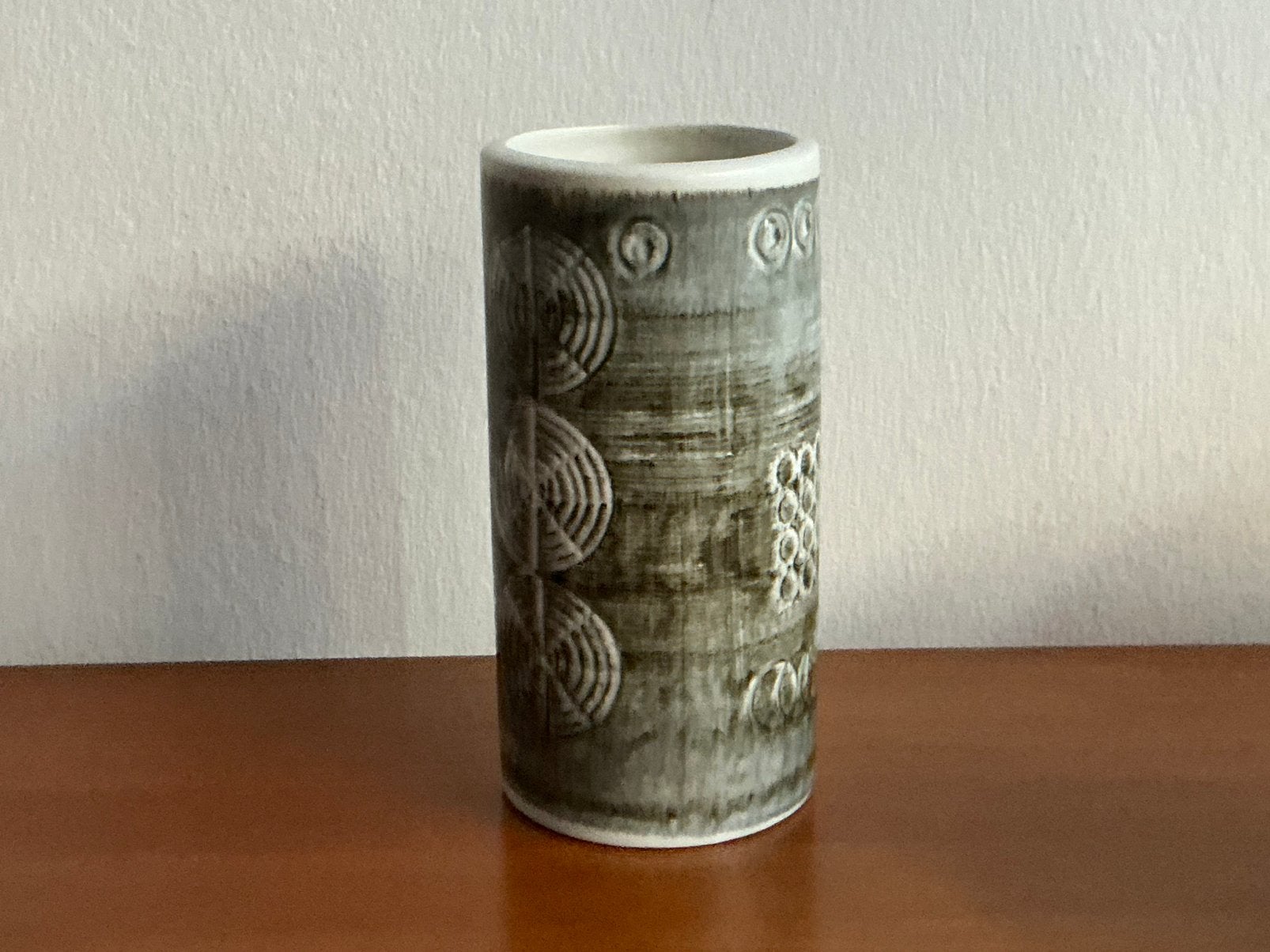 Rörstrand, Zweden: Sarek vaas 18 cm Ollie Alberius ca. 1965, Ophalen of Verzenden