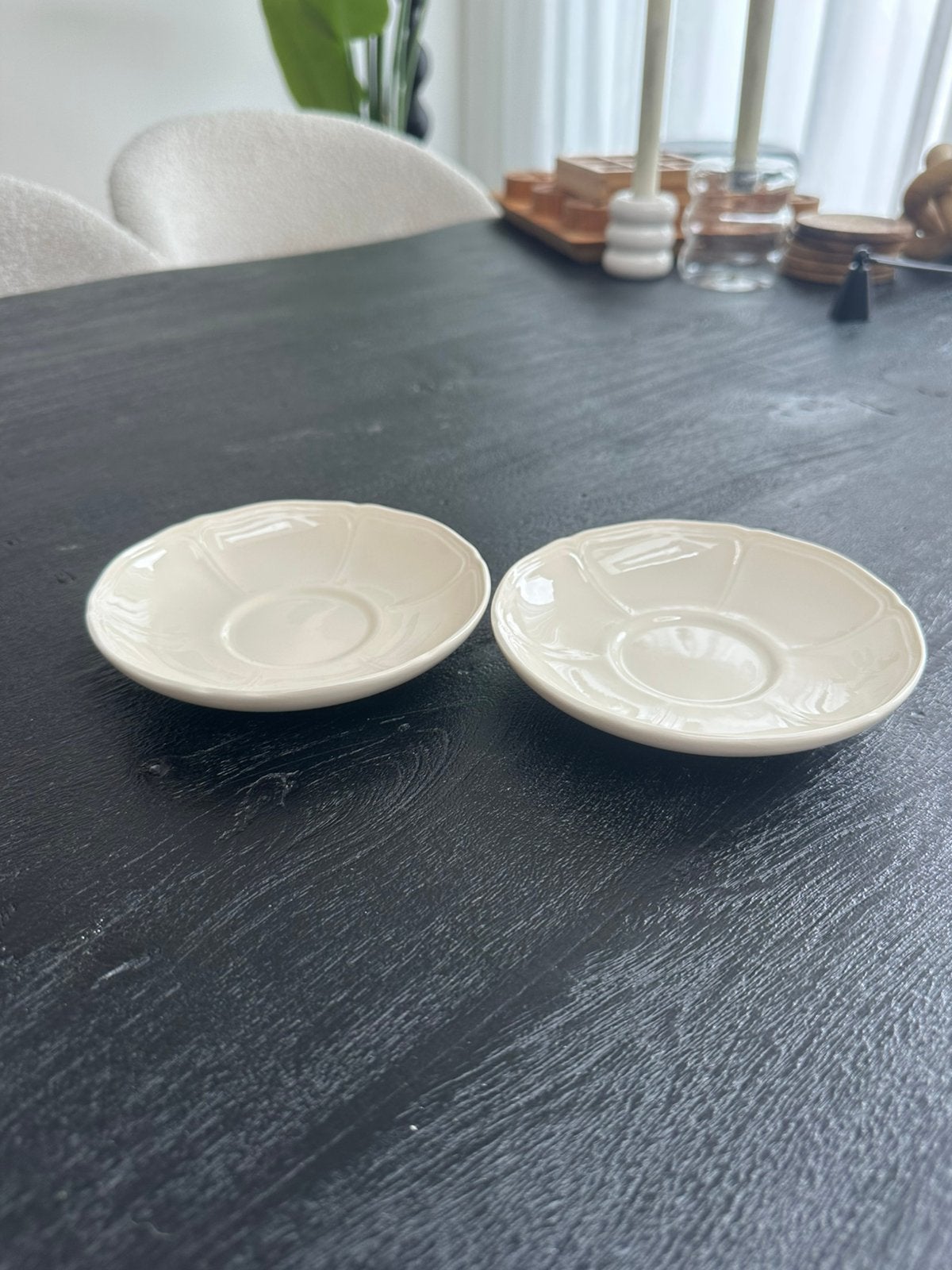 Wedgwood Queens Plain Gebaksbordjes / Schoteltjes 14 cm, Huis en Inrichting, Keuken | Servies, Keramiek, Ophalen of Verzenden