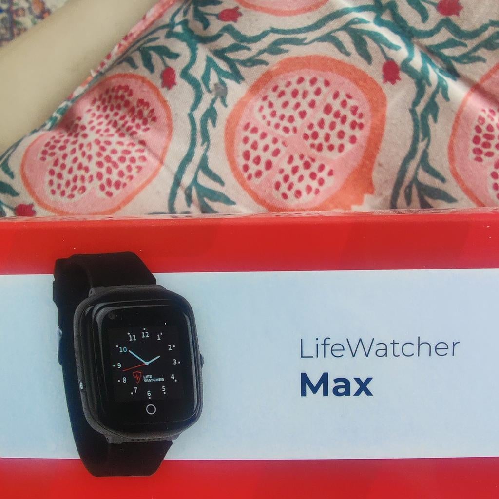 LifeWatcher Max Ouderen Horloge - Veiligheid & Gemak, Verzenden, Zwart, Nieuw, GPS