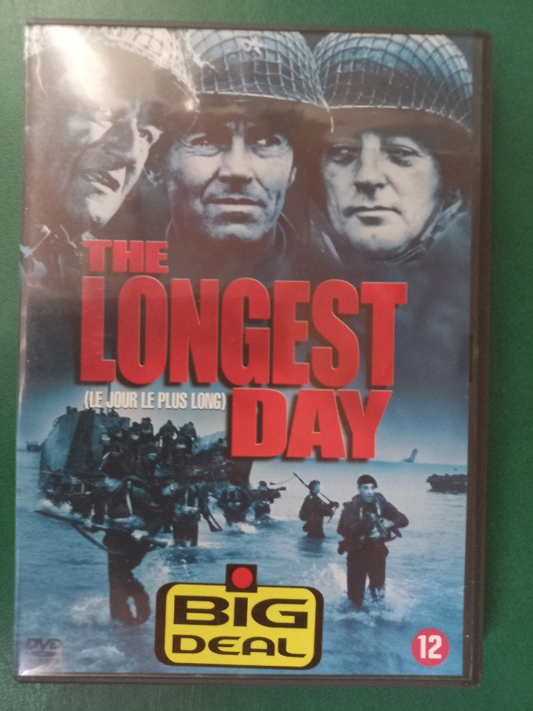 The Longest Day (1962), Cd's en Dvd's, Dvd's | Klassiekers, Zo goed als nieuw, Actie en Avontuur, 1960 tot 1980, Vanaf 12 jaar