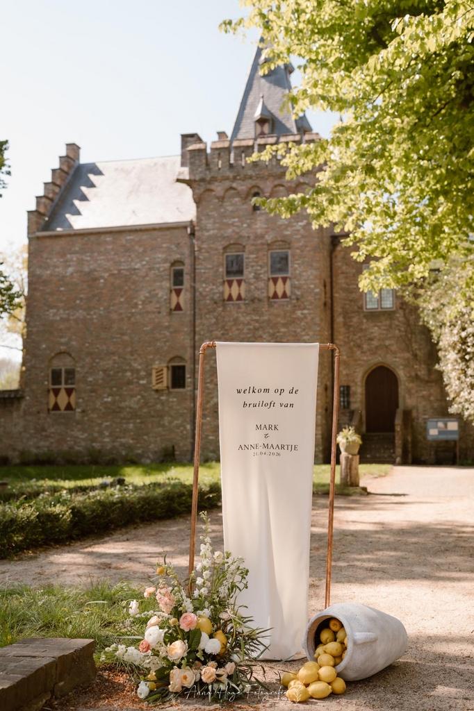 Welkomsbord koper - Te huur, Ophalen, Nieuw