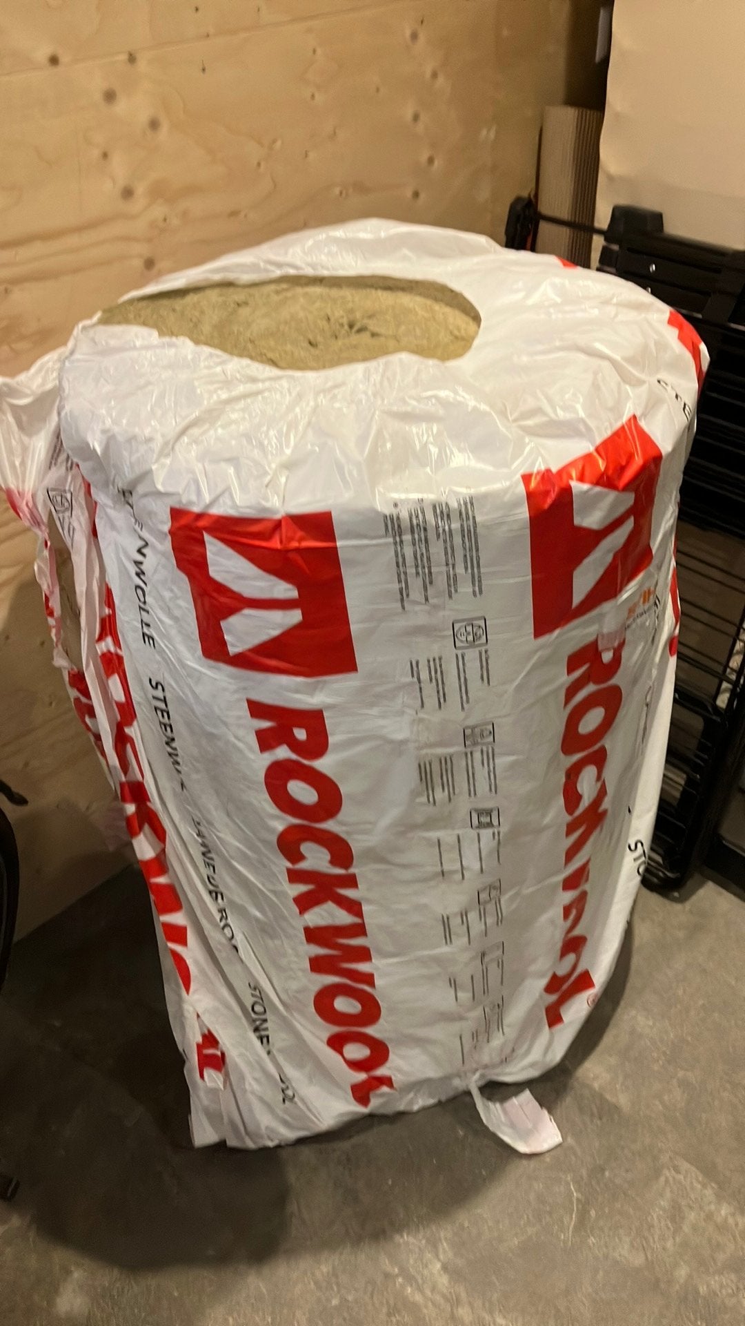 Rockwool, Ophalen, 4 tot 8 cm, Nieuw, Steenwol