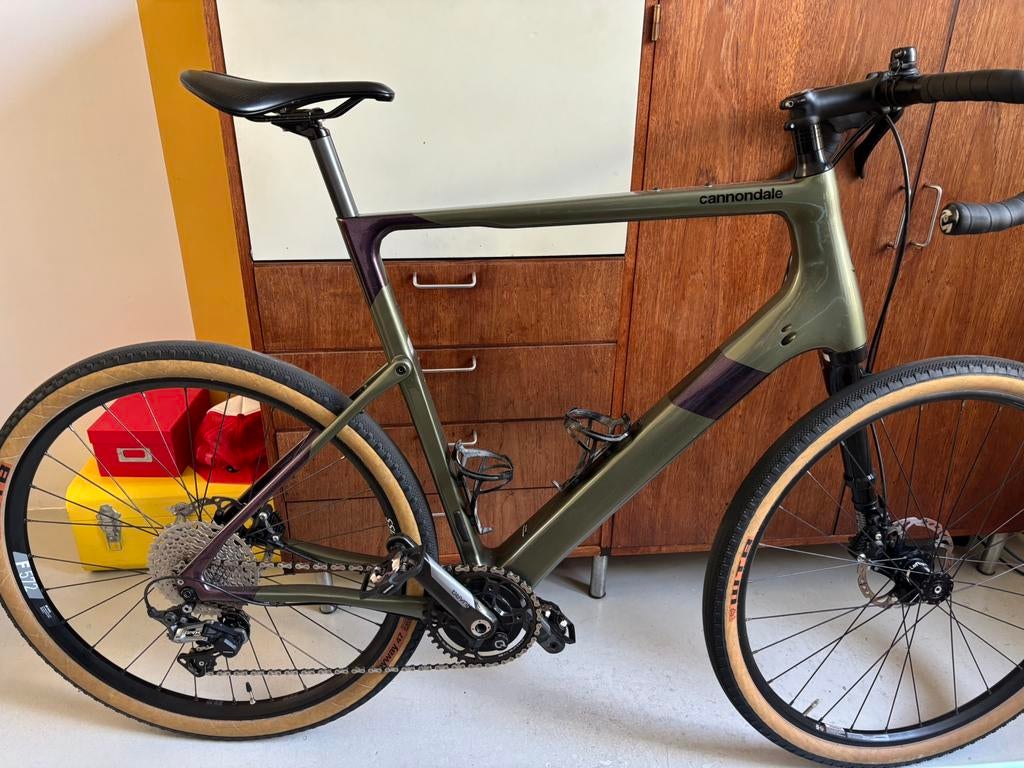 Cannondale topstone carbon lefty 3 gravelbike XL Quarq, Fietsen en Brommers, Fietsen | Racefietsen, Gebruikt, Carbon, Overige maten