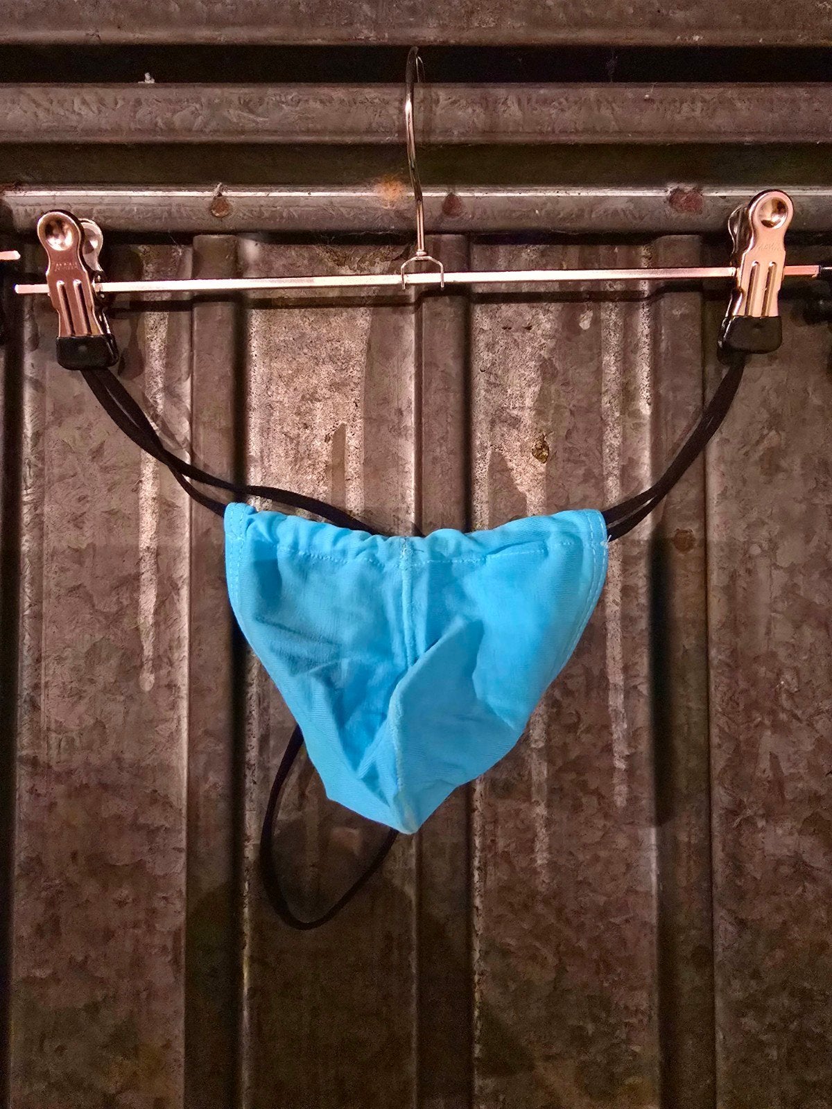Turquoise heren string- comfortabel en stijlvol, Verzenden, Blauw, Slip