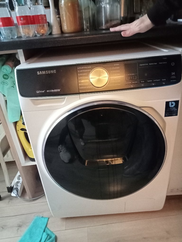 Samsung wasmachine voor onderdelen, Ophalen, 1200 tot 1600 toeren, Gebruikt, 8 tot 10 kg