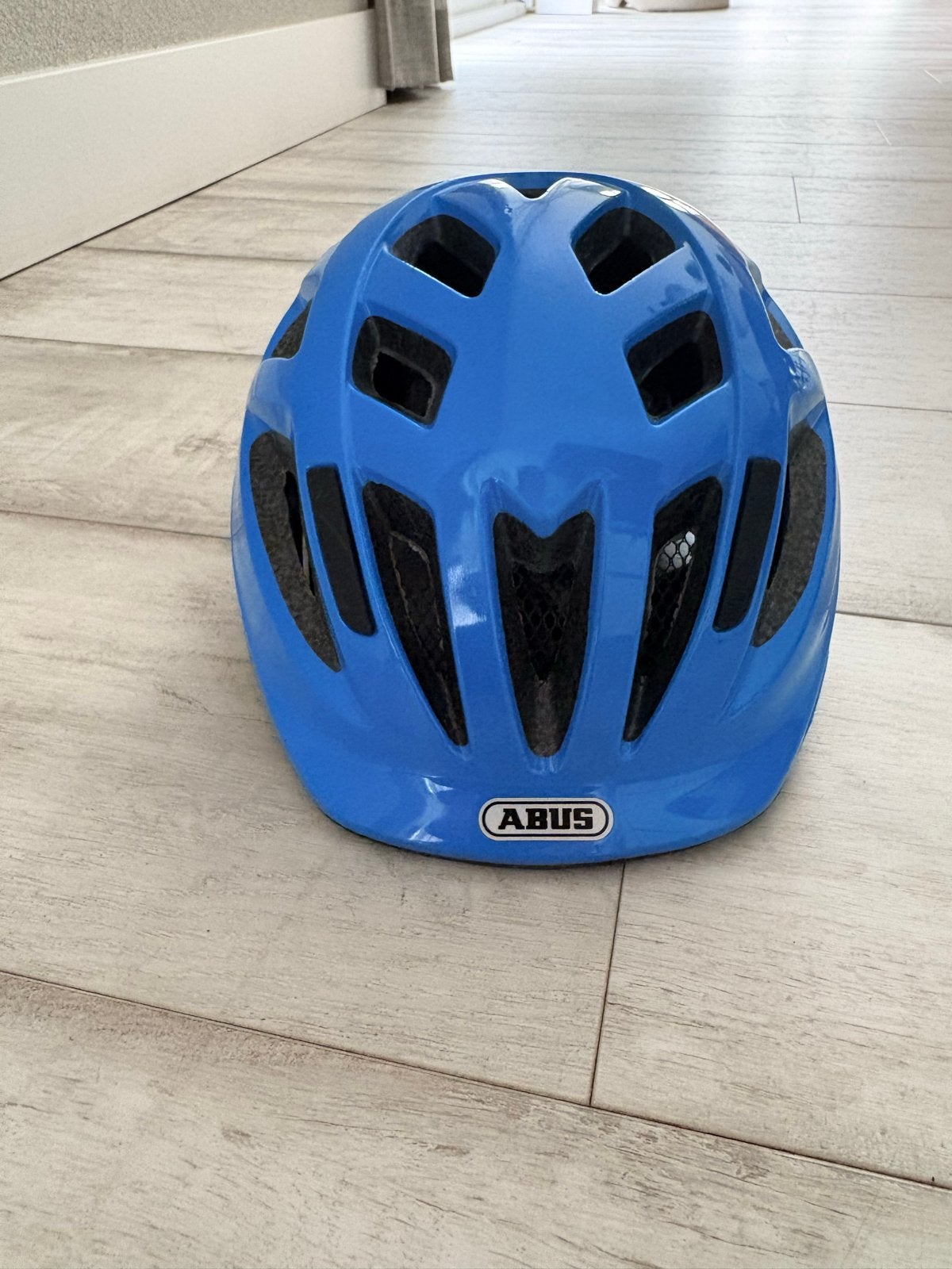 ABUS Smooty 2.0 Fietshelm Kinderhelm Blauw Maat 49-55cm, Ophalen of Verzenden, Zo goed als nieuw, Overige maten, Jongen of Meisje