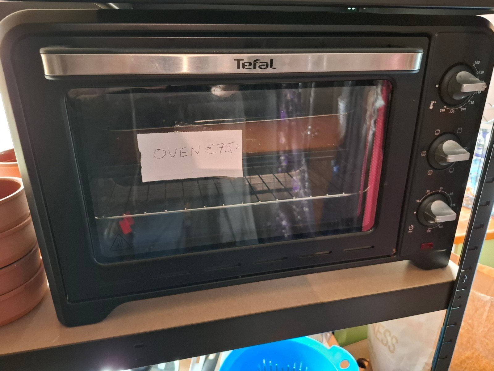 Prima werkende Tefal oven, Gebruikt, Tefal, Ophalen of Verzenden, Vrijstaand