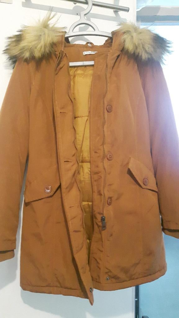 Jas, Kleding | Heren, Ophalen, Bruin, Zo goed als nieuw, Maat 46 (S) of kleiner