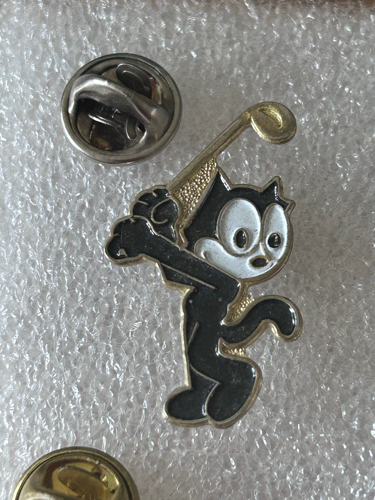 Felix de Kat Golf Pin - Vintage, Verzamelen, Ophalen of Verzenden, Gebruikt, Figuurtje, Speldje of Pin