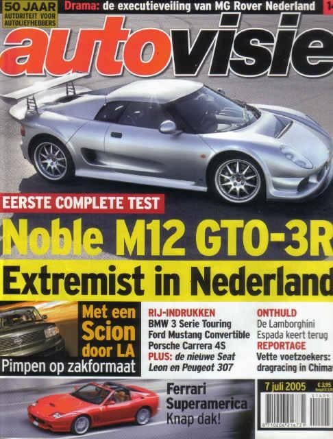 Autovisie 14 2005 : Morgan 4/4 - Noble M12 - Range Rover, Ophalen of Verzenden, Gelezen, Algemeen