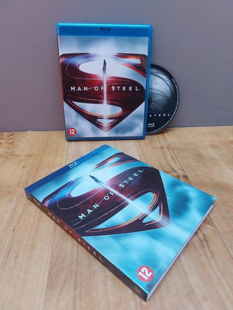 Man of Steel (Blu-Ray), Cd's en Dvd's, Blu-ray, Ophalen of Verzenden, Zo goed als nieuw, Actie