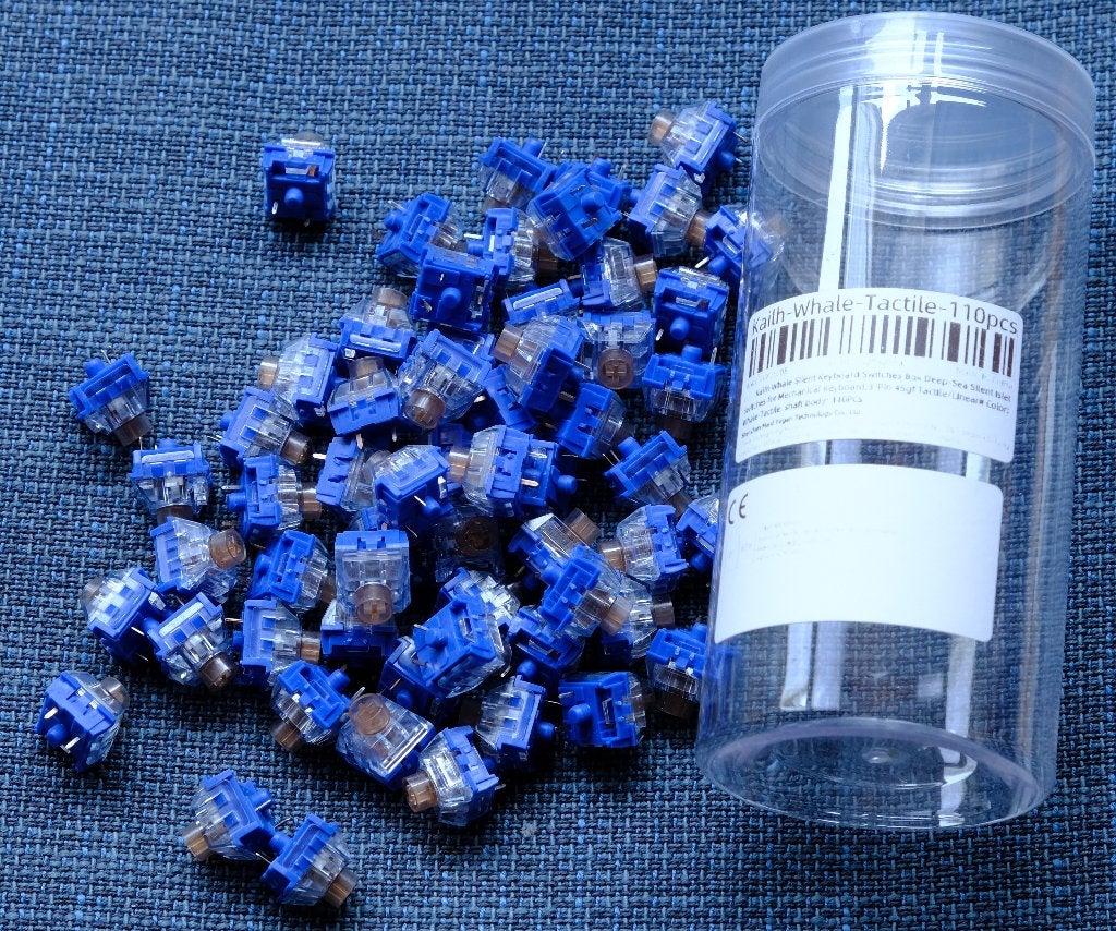 Kailh Deep Sea Silent Pro Box Switch Tactile Whale 60 stuks, Ophalen of Verzenden, Nieuw, Hot-swappable