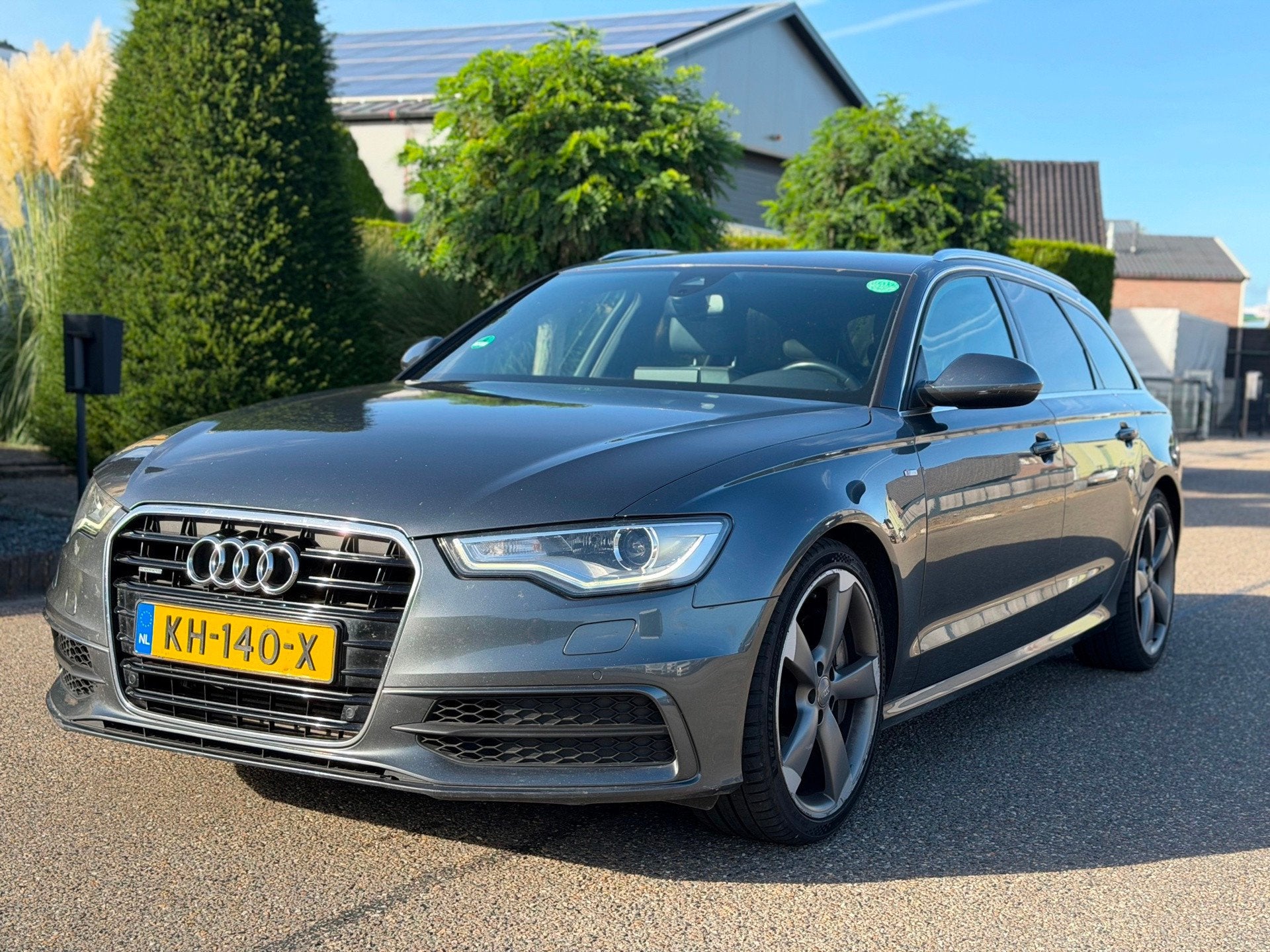 Audi A6 Avant 3.0 TDI BiT quattro 2014 Navi/Clima/Lmv, Auto's, Automaat, Euro 5, Gebruikt, Leder en Stof