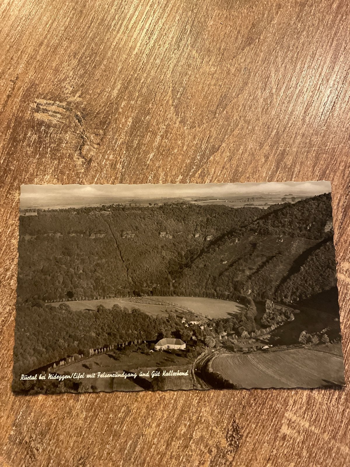 Oude ansichtkaart Rurtal bij Heimbach/Eifel, Duitsland, Ophalen of Verzenden, 1940 tot 1960, Gelopen, Duitsland
