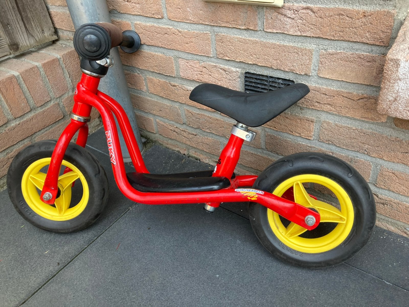 Puky loopfiets rood goede kwaliteit, Ophalen, Gebruikt, Minder dan 16 inch