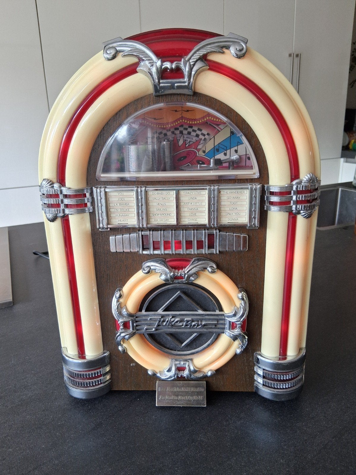 Vintage Jukebox Radio Cassette Speler - Spirit of St. Louis, Ophalen of Verzenden, Gebruikt