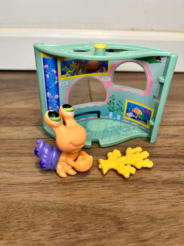 Littlest Pet Shop Pet Nook Set aquarium, Ophalen of Verzenden, Gebruikt