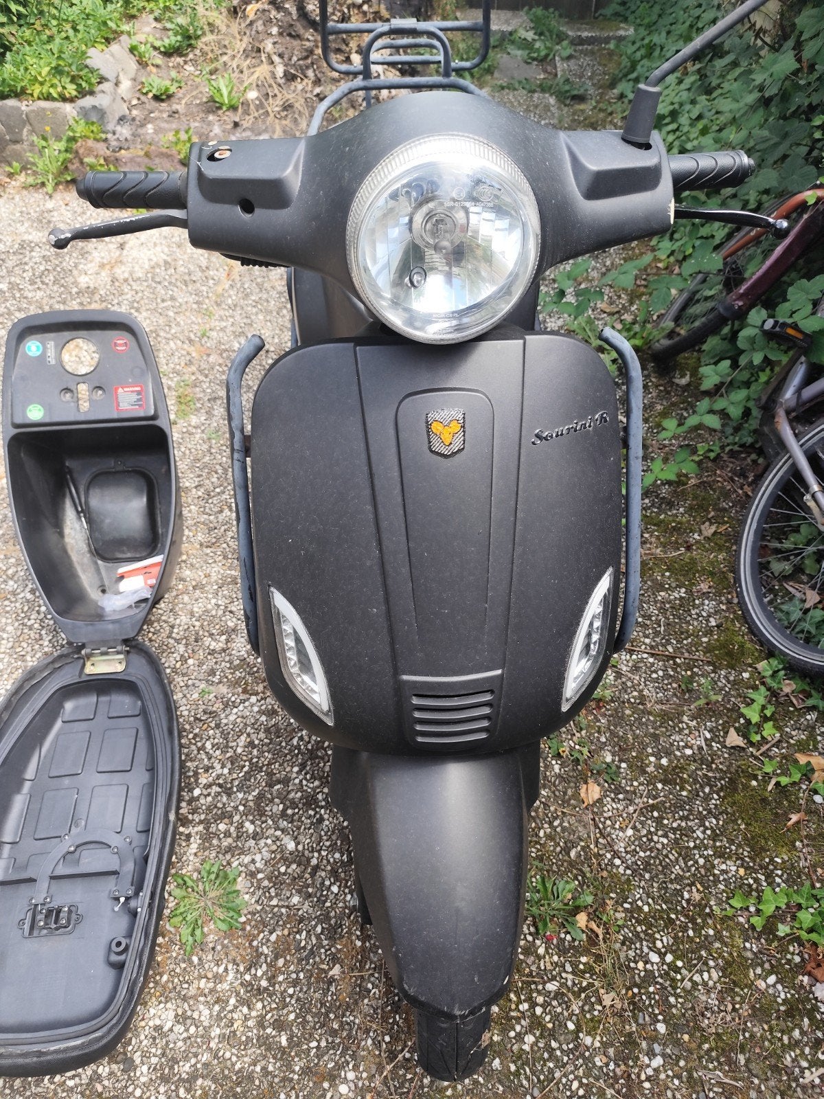 Sourini R Snorfiets - Matzwart, Lage KM, Project, Fietsen en Brommers, Snorfietsen en Snorscooters, Gebruikt, Overige merken, Benzine