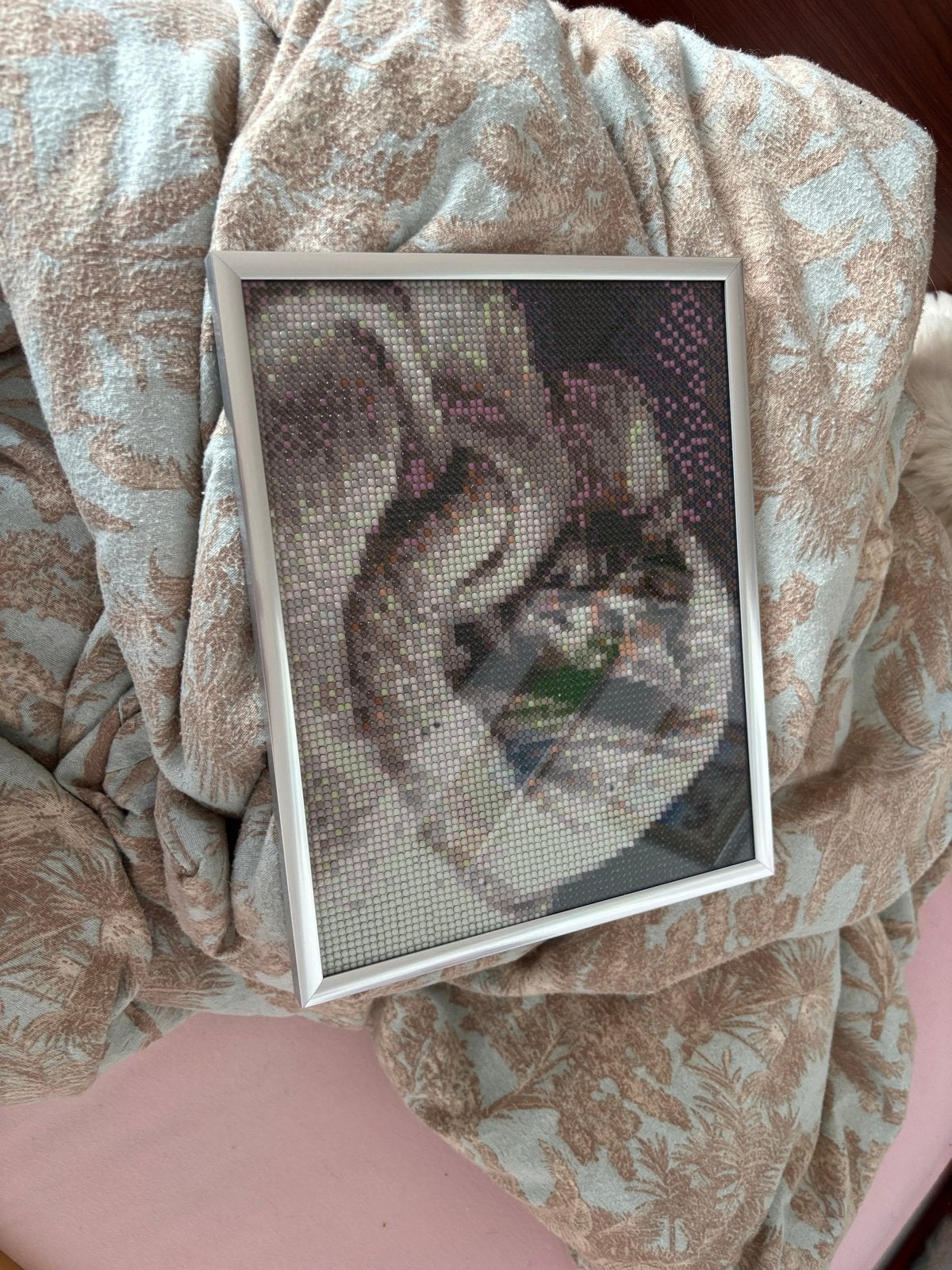 Handgemaakte Diamond Painting - Kattenportret, Ophalen, Zo goed als nieuw, Overige typen