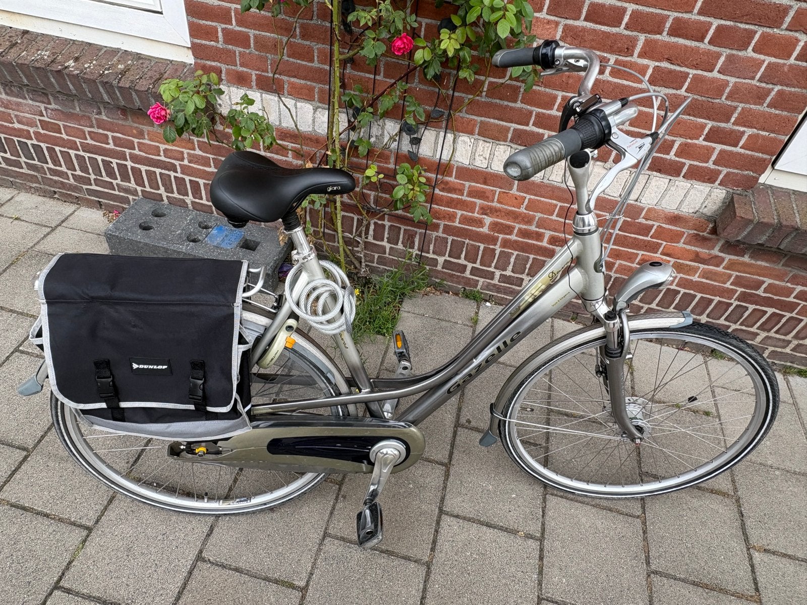 Gazelle Davos Damesfiets - Framemaat 57 - 7 Versnellingen, Ophalen, Gebruikt, Velgrem, Versnellingen