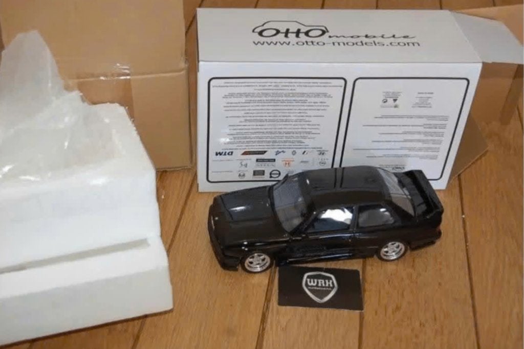 1:18 BMW M3 E30 AC SCHNITZER Otto mobile OT1033 in box WRH, Verzenden, Zo goed als nieuw, Auto, OttOMobile