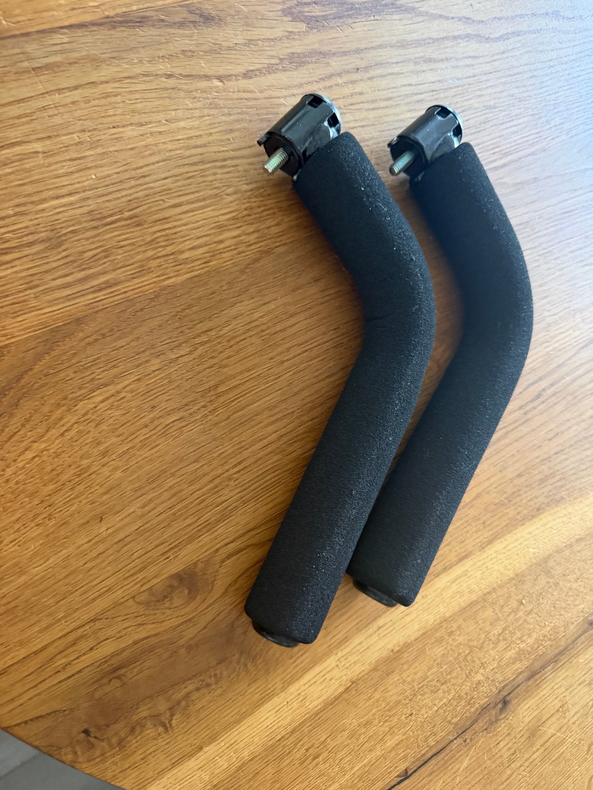 Zwarte schuimrubberen handvatten voor kinderwagen/buggy, Ophalen of Verzenden, Nieuw