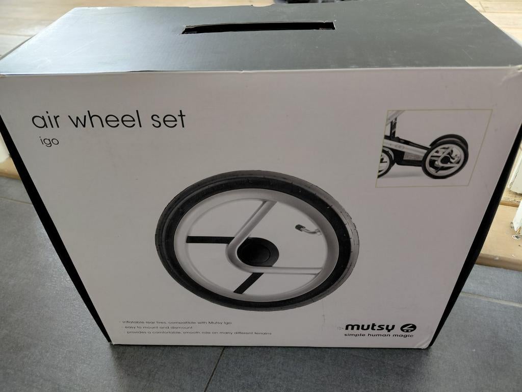 Mutsy air wheel set, Ophalen