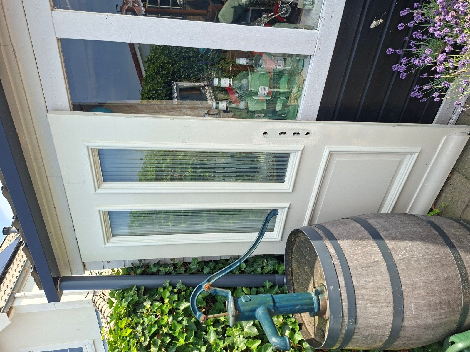 Mooie buitendeur, Doe-het-zelf en Verbouw, Ophalen, Gebruikt, Buitendeur, 200 tot 215 cm